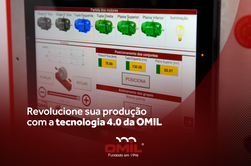 Revolucione sua produção com a tecnologia 4.0 da OMIL 